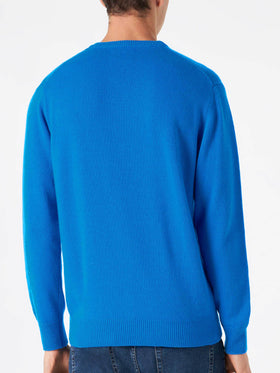 Man sweater with St. Barth Padel Club lettering - MC2 Saint Barth