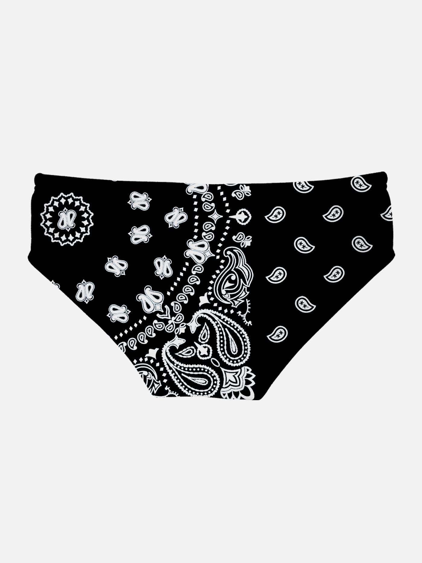 Black bandanna swim briefs - MC2 Saint Barth