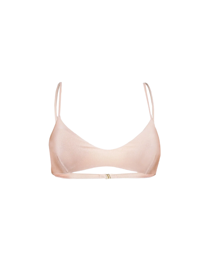 Shiny nude bralette - MC2 Saint Barth