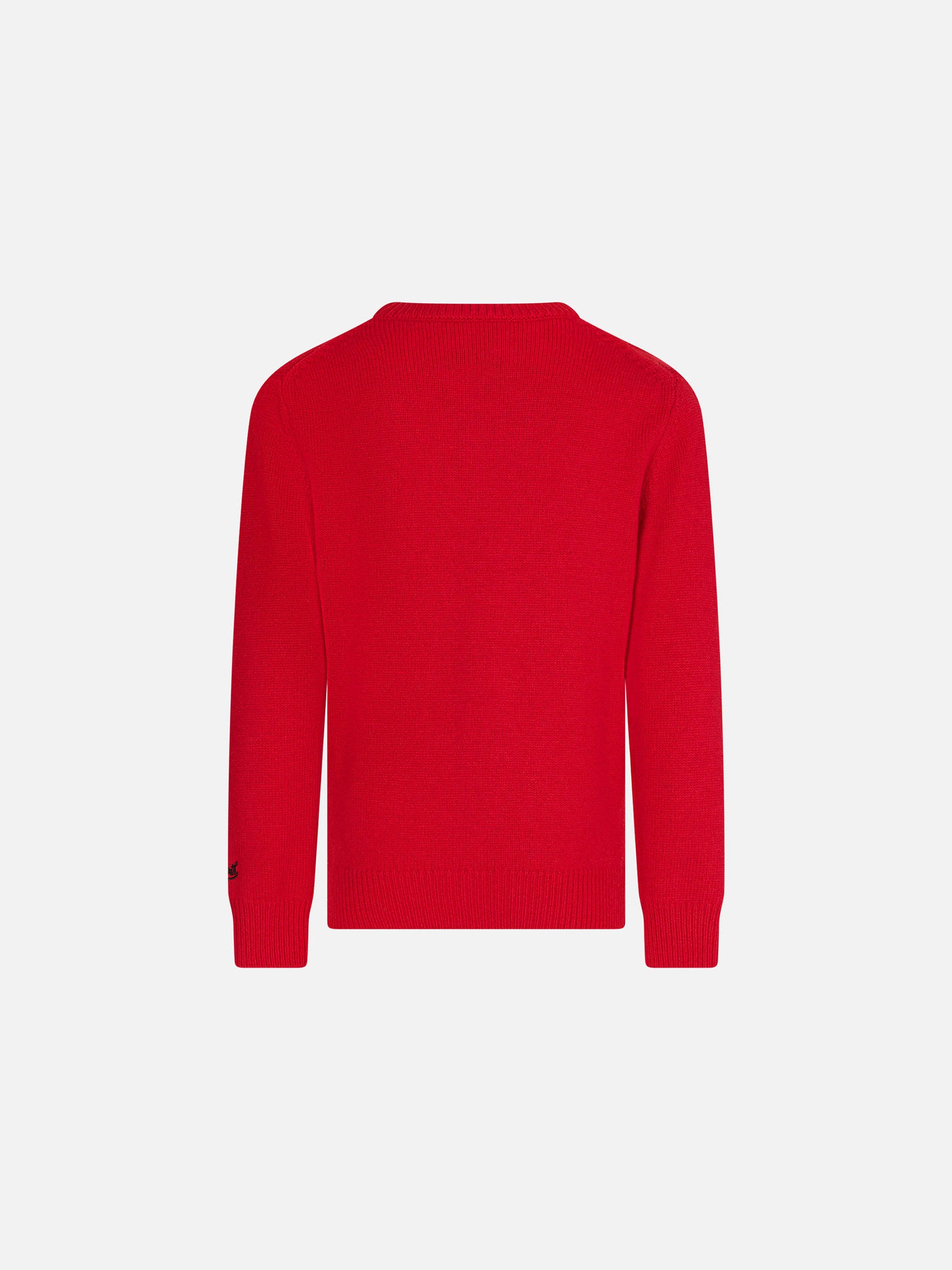 Kid crewneck sweater with Christmas Snoopy print | SNOOPY - PEANUTS™ SPECIAL EDITION - MC2 Saint Barth