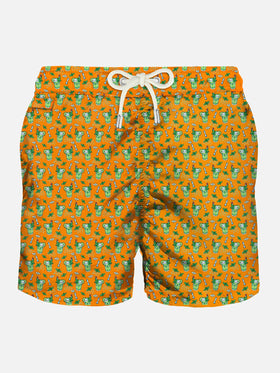 Man light fabric swim shorts with Mojito print - MC2 Saint Barth