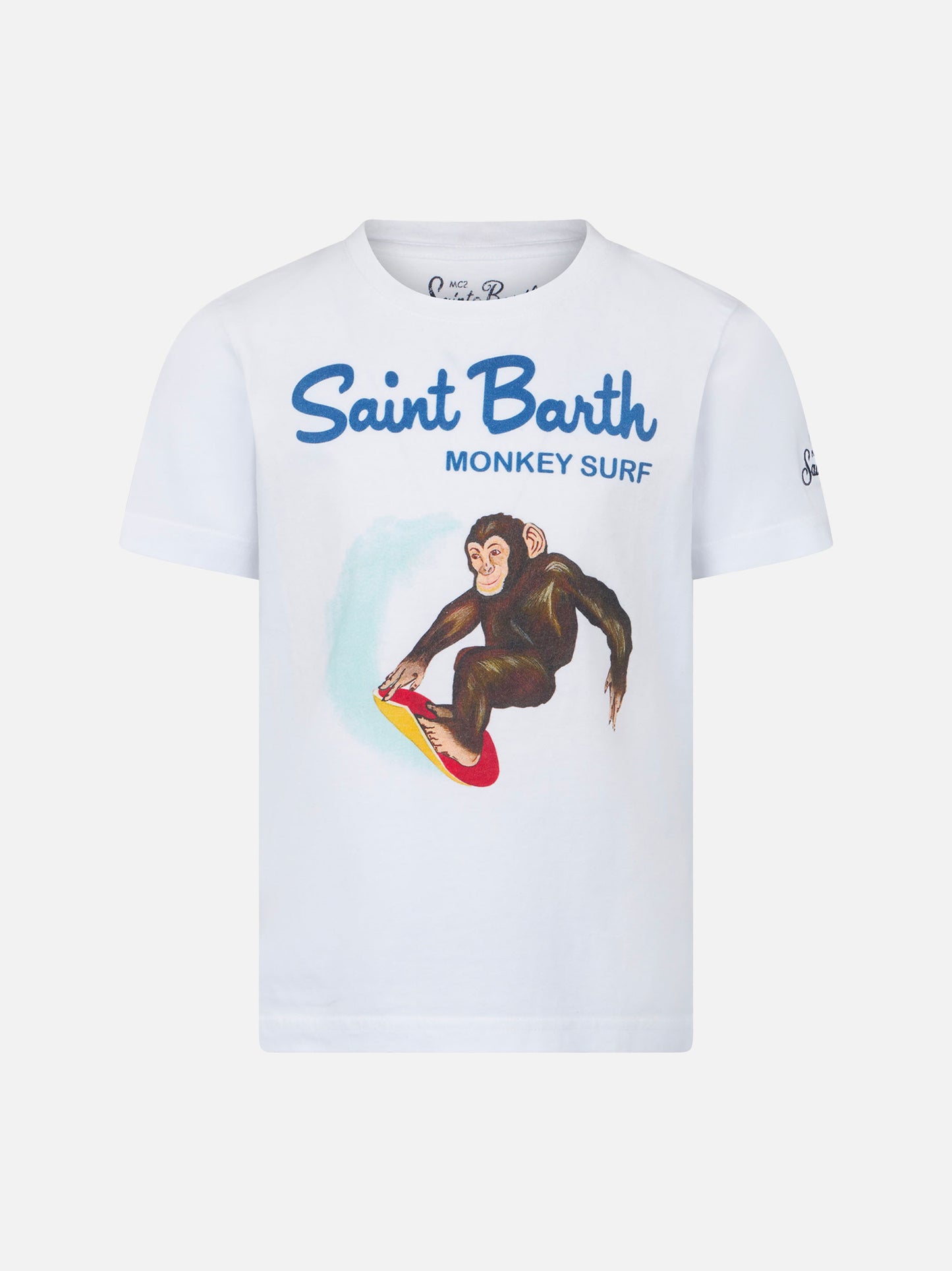 Boy's t-shirt Saint Barth Monkey Surf - MC2 Saint Barth