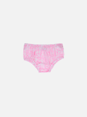 Infant bloomers Pimmy with vintage flower print - MC2 Saint Barth