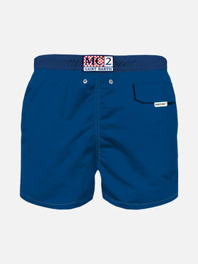 Boy navy blue swim shorts | PANTONE® SPECIAL EDITION - MC2 Saint Barth