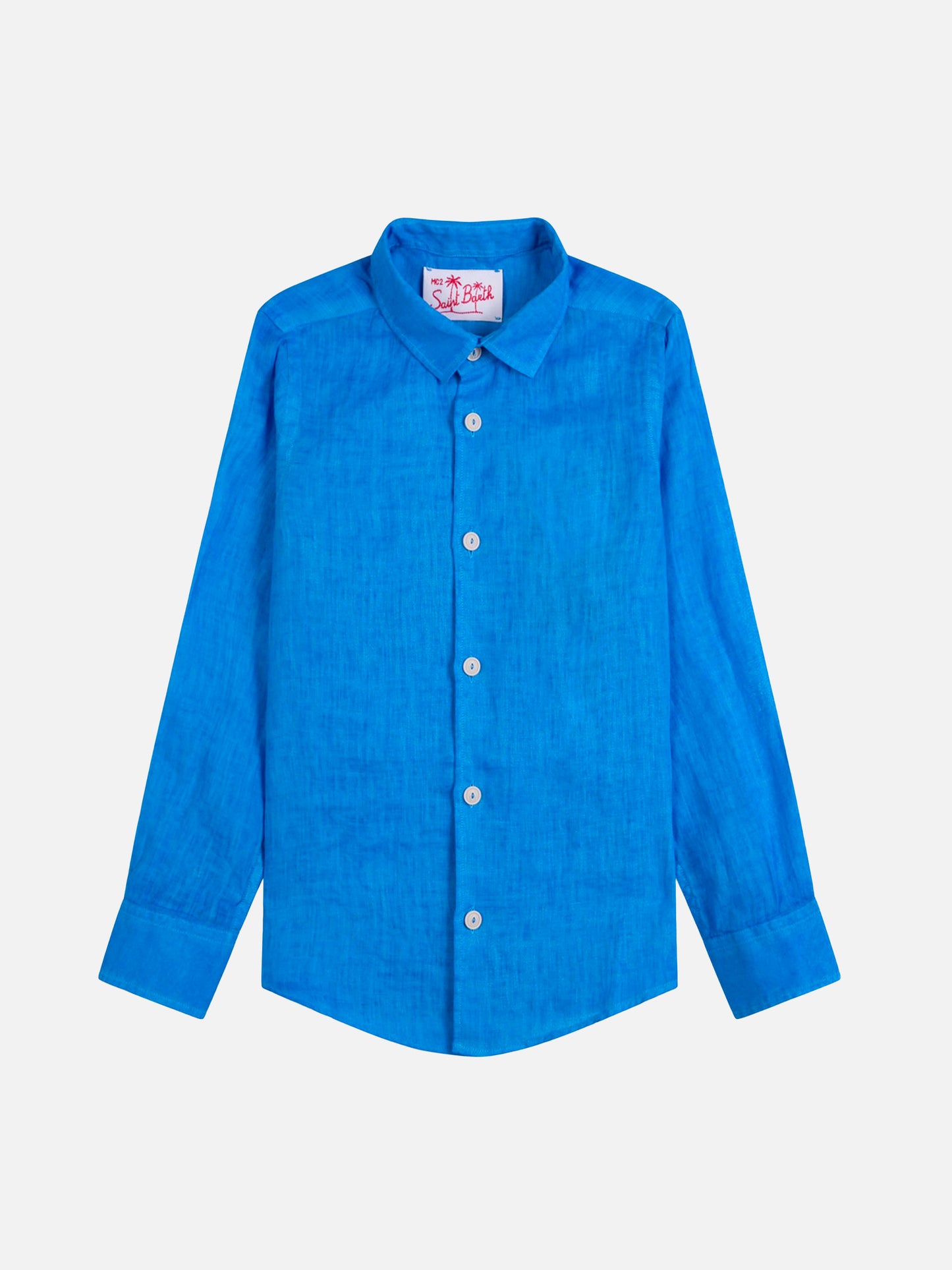 Bluette boy linen shirt - MC2 Saint Barth