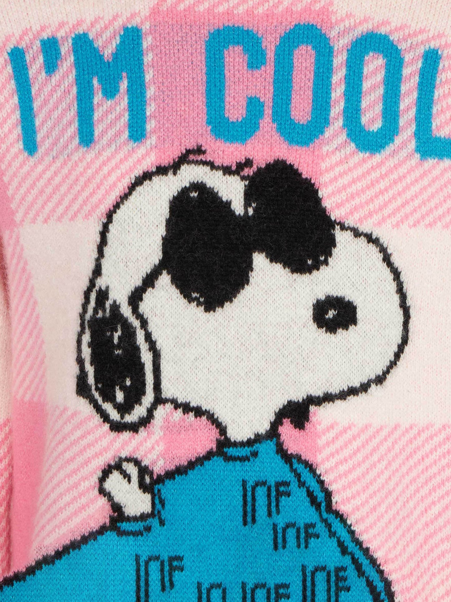 Snoopy I'm Cool print girl sweater | Peanuts™ Special Edition - MC2 Saint Barth