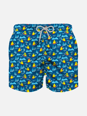 Micro Skying Ducky light fabric boy swimsuit - MC2 Saint Barth