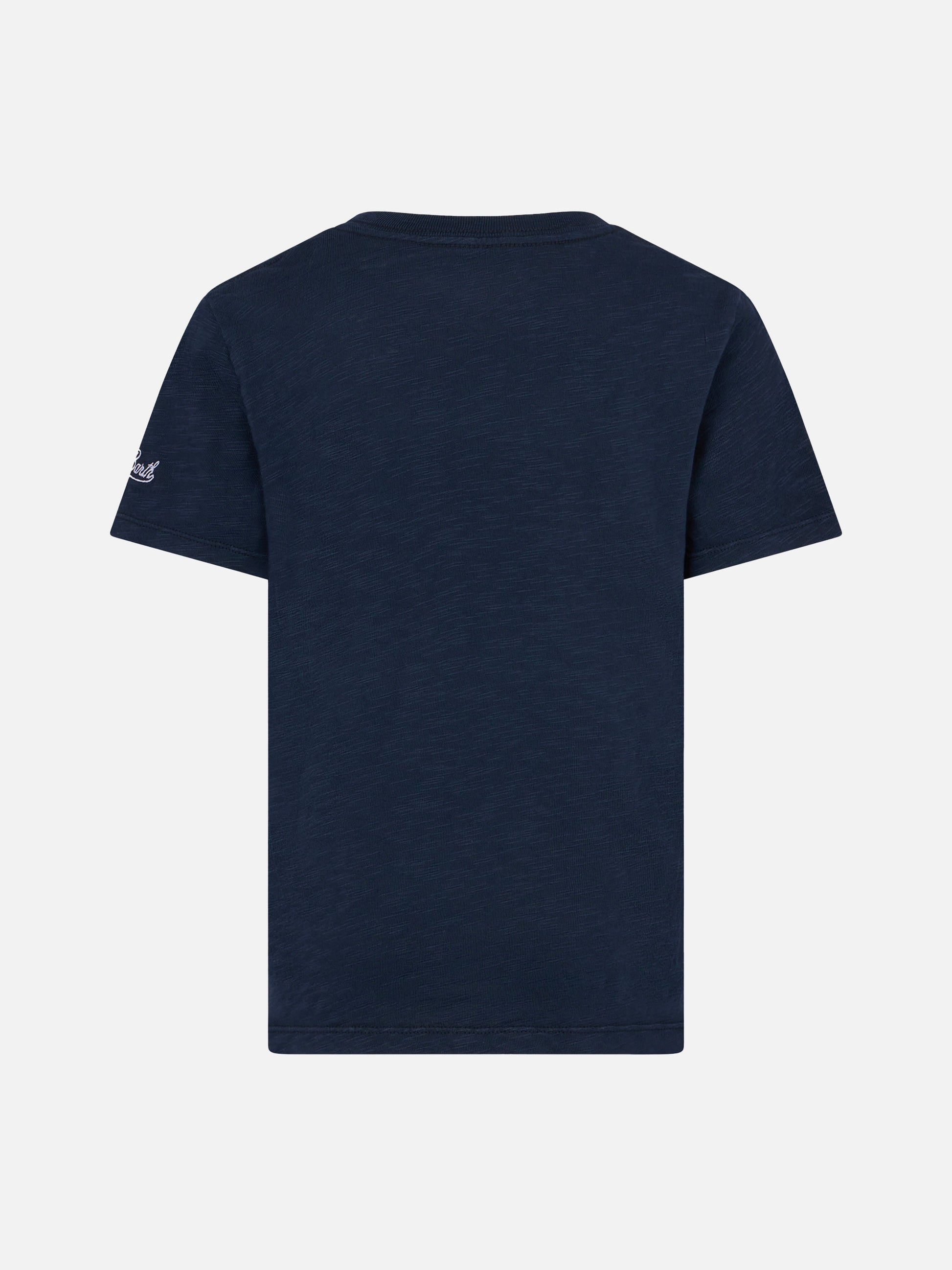 Space rocket blue boy t-shirt - MC2 Saint Barth