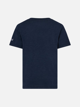 Space rocket blue boy t-shirt - MC2 Saint Barth