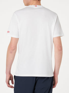 Man t-shirt with St. Barth habituè embroidery - MC2 Saint Barth
