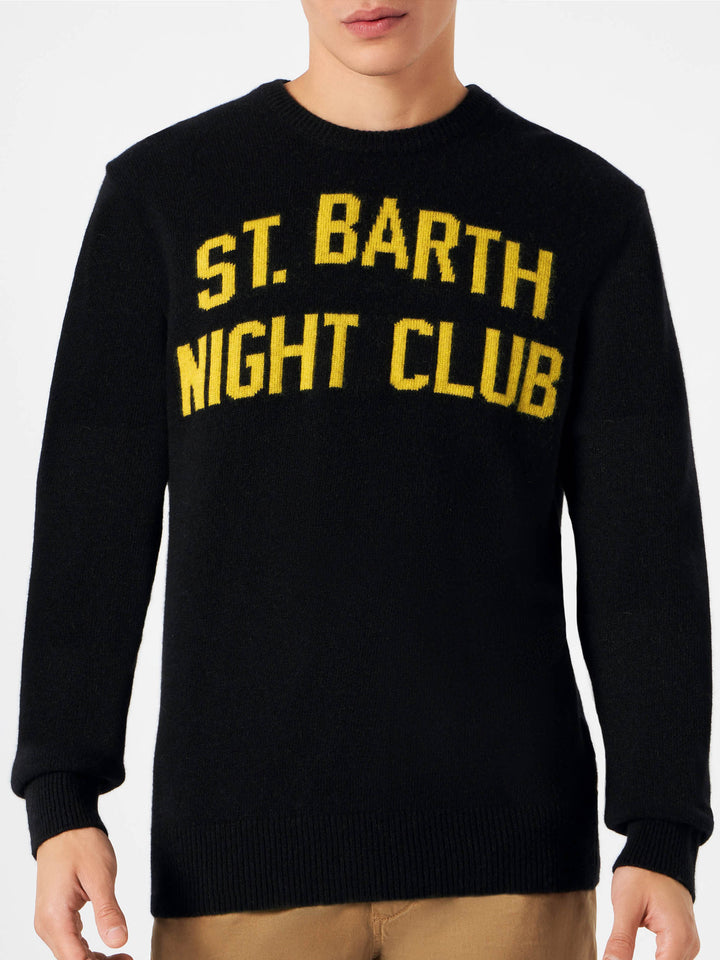 Man sweater with St. Barth Night Club print - MC2 Saint Barth