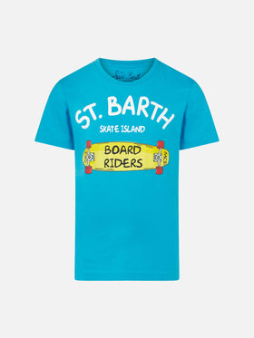 Skate island print boy t-shirt - MC2 Saint Barth