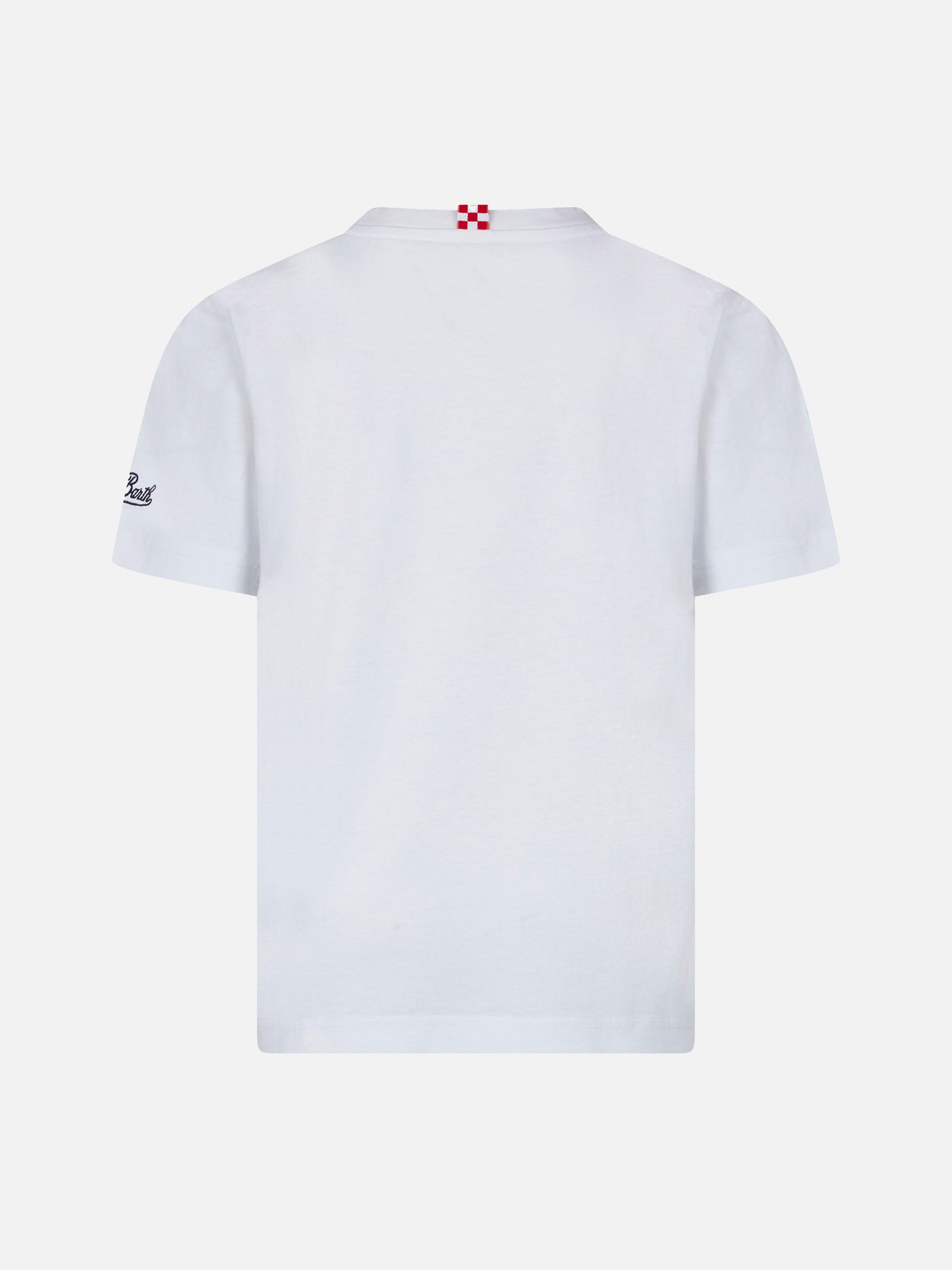 Boy t-shirt with surfer print - MC2 Saint Barth