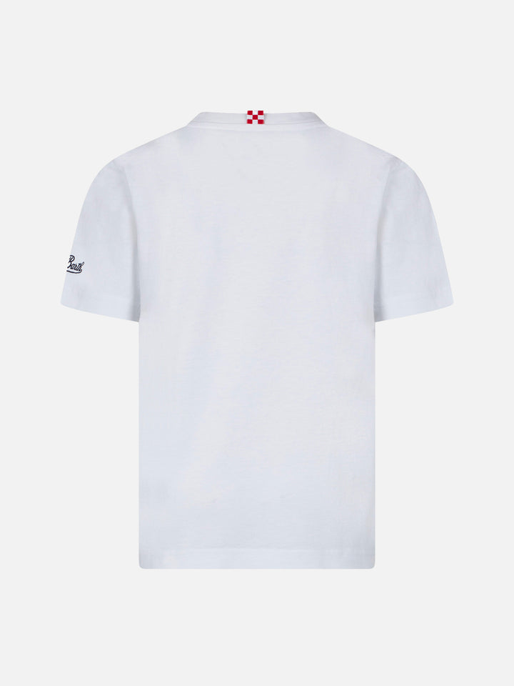 Boy t-shirt with surfer print - MC2 Saint Barth