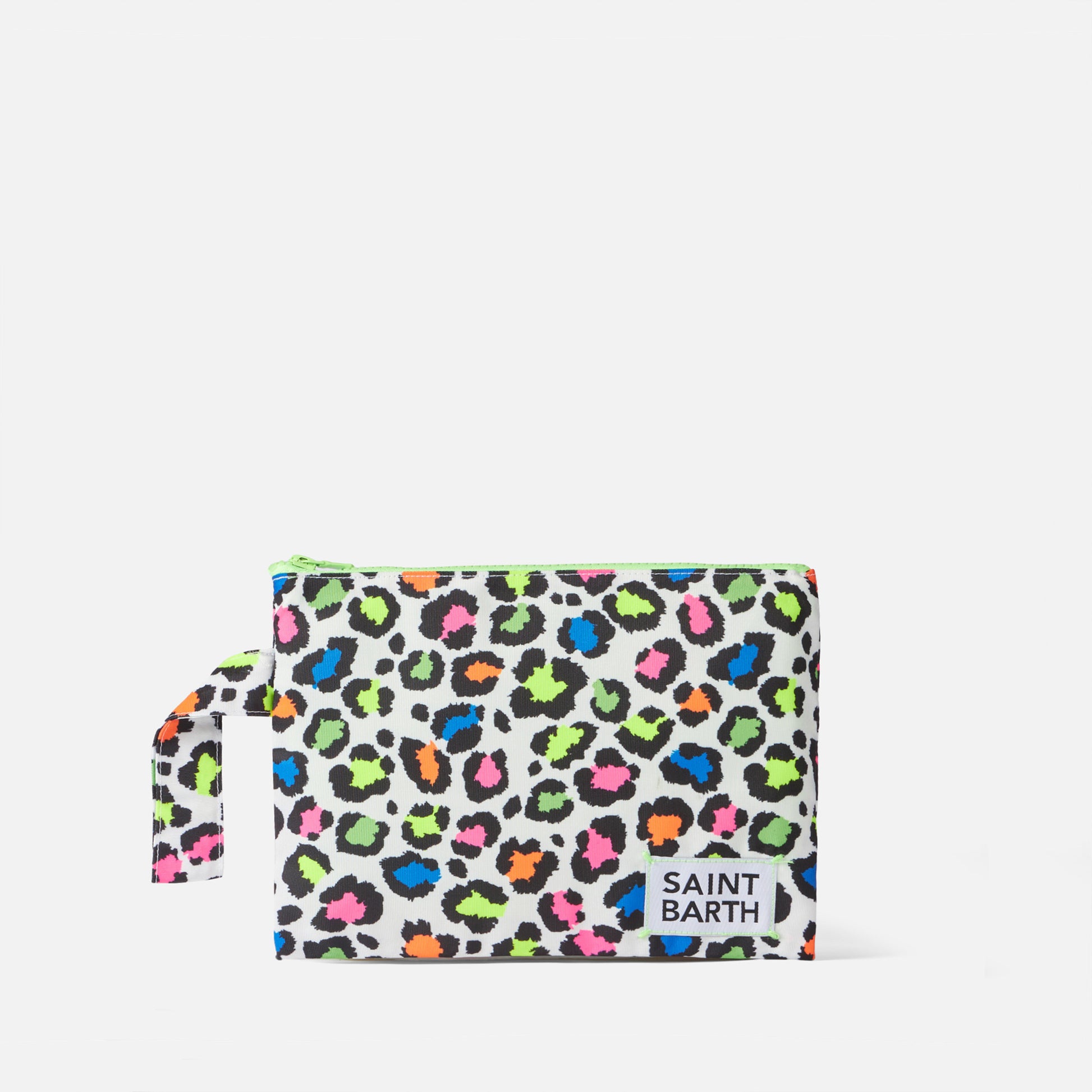 Pareasy nylon pochette with animalier print - MC2 Saint Barth