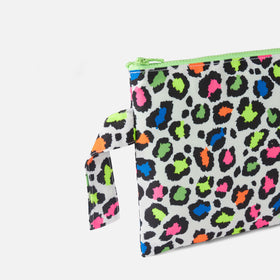 Pareasy nylon pochette with animalier print - MC2 Saint Barth