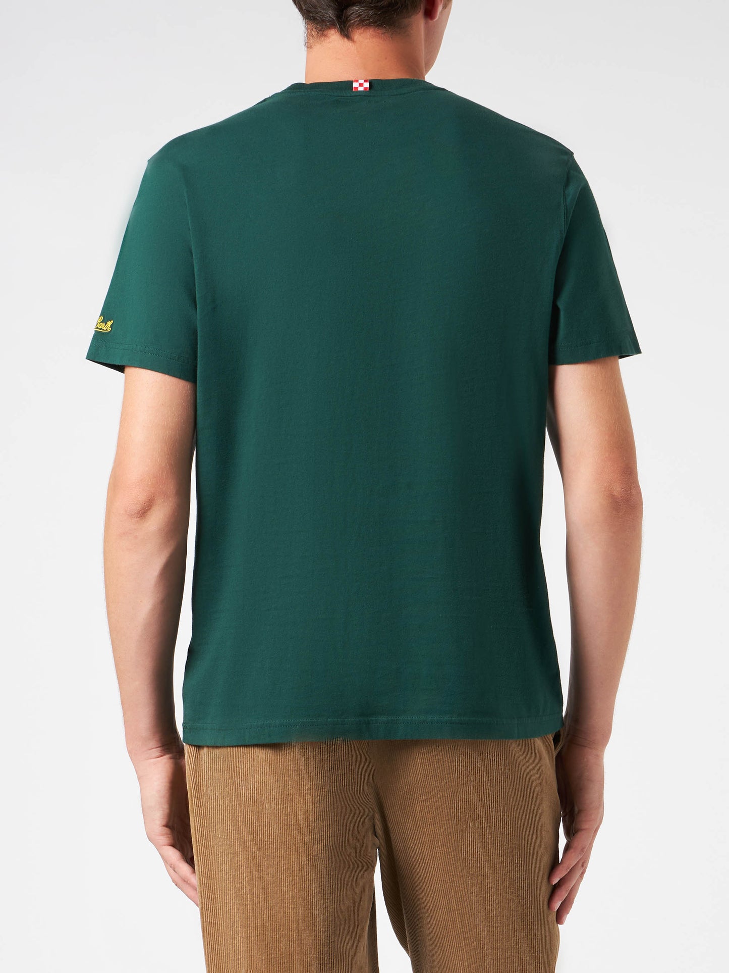 Man heavy cotton t-shirt with Tequila print - MC2 Saint Barth