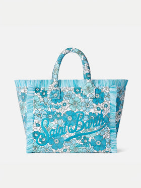 Vanity terry shoulder bag with flower print - MC2 Saint Barth