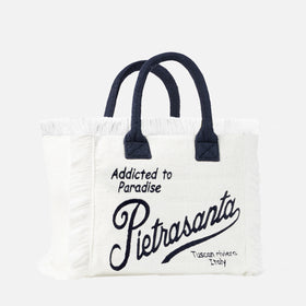 Vanity terry shoulder bag with Pietrasanta embroidery - MC2 Saint Barth