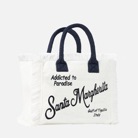 Vanity terry shoulder bag with Santa Margherita embroidery - MC2 Saint Barth