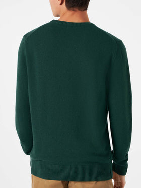 Man sweater with Time is Money print - MC2 Saint Barth