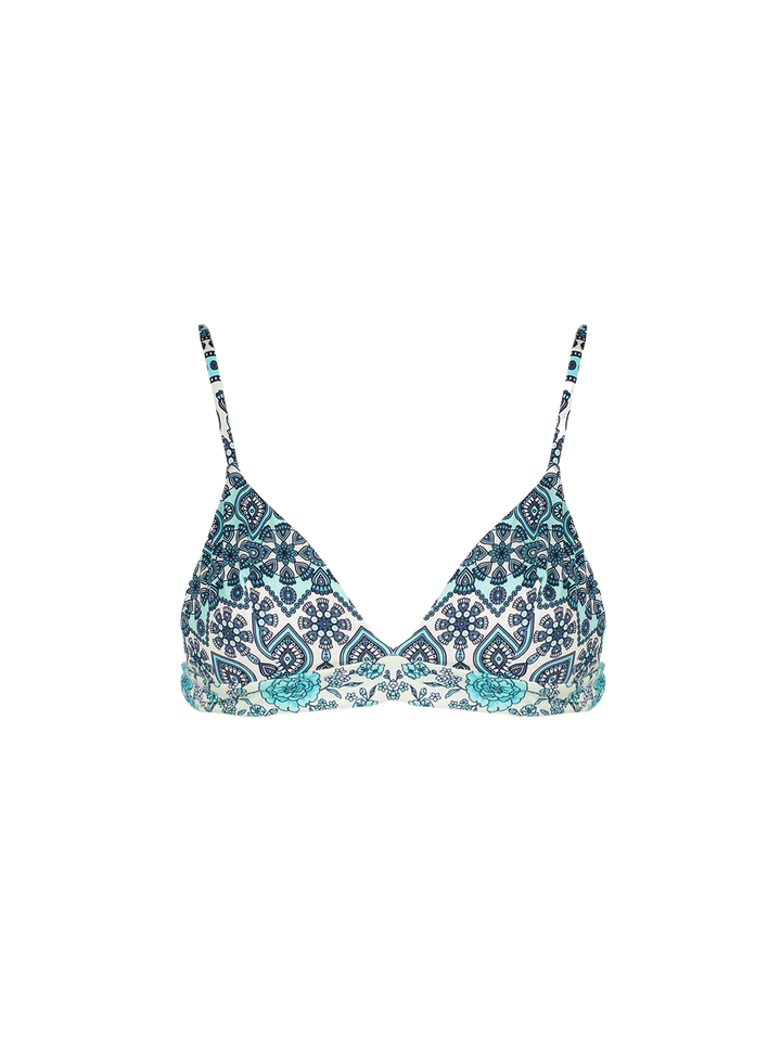 Woman triangle top with print - MC2 Saint Barth