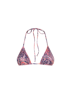 Woman triangle top with paisley print | Made with Liberty fabric - MC2 Saint Barth