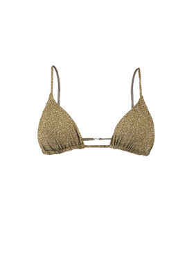 Gold lurex triangle - MC2 Saint Barth