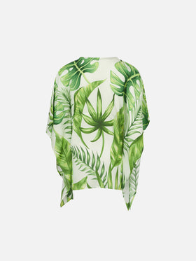 Girl caftan with tropical print - MC2 Saint Barth