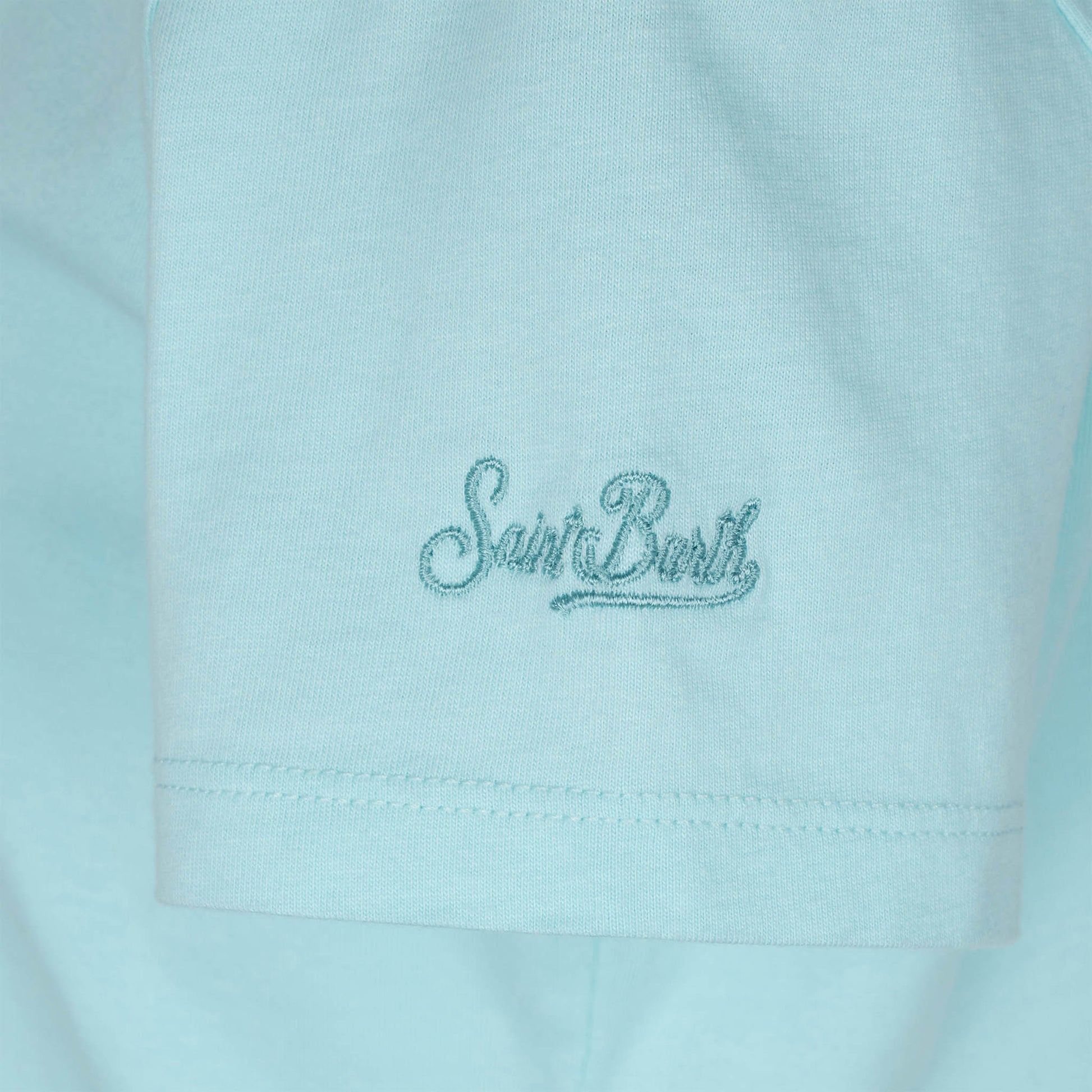 Girl t-shirt with Sea you in St. Barth embroidery - MC2 Saint Barth
