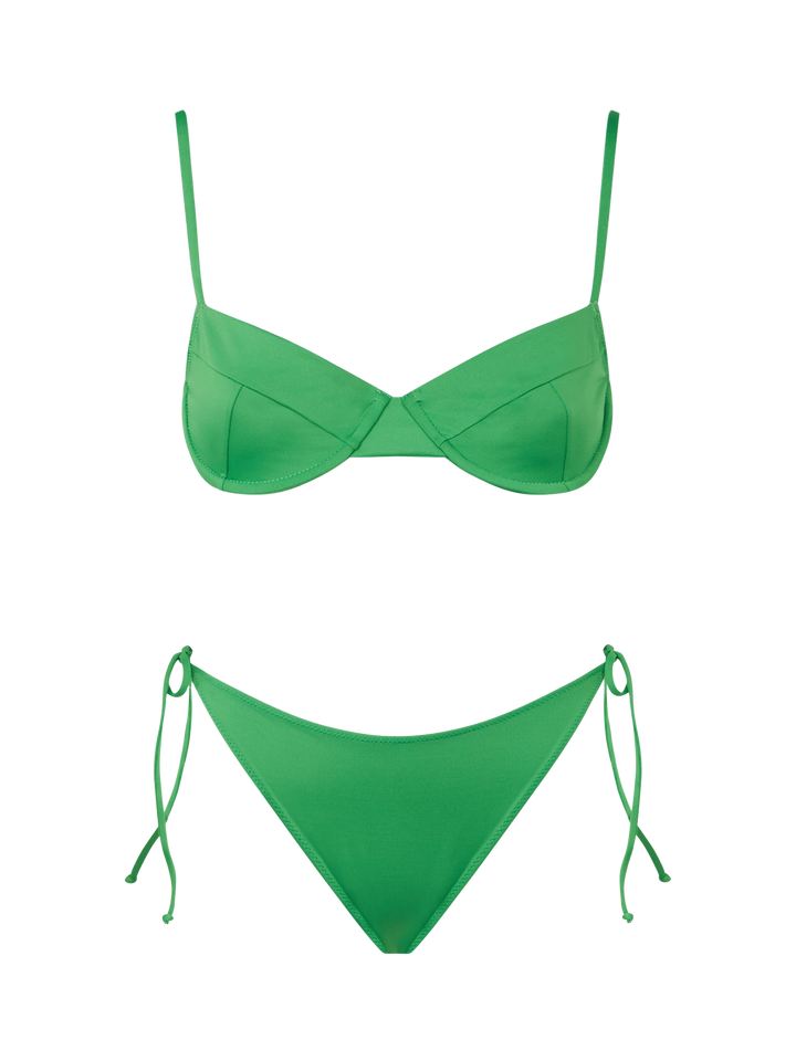 Woman green bralette bikini - MC2 Saint Barth