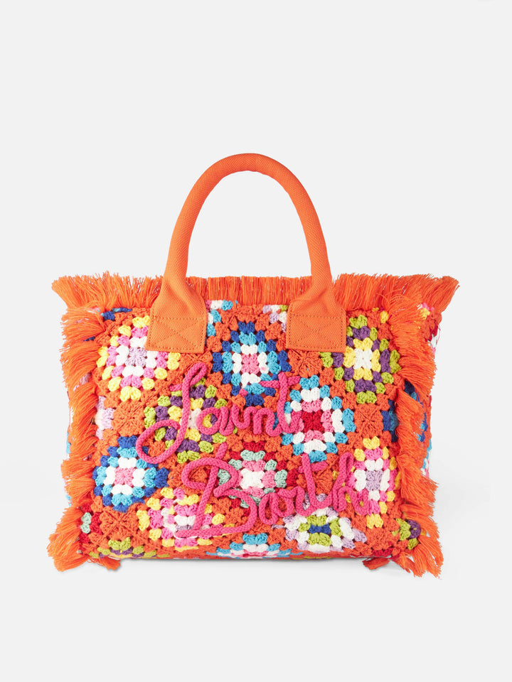 Vanity crochet shoulder bag with pattern - MC2 Saint Barth