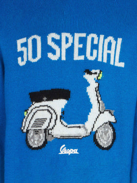 Boy crewneck sweater with Vespa print | VESPA® SPECIAL EDITION - MC2 Saint Barth