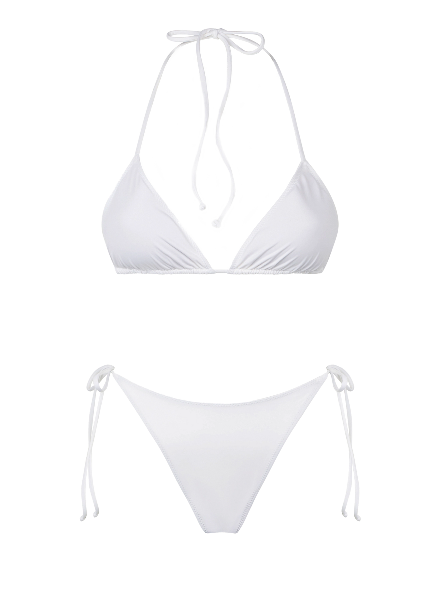 Woman white triangle bikini - MC2 Saint Barth
