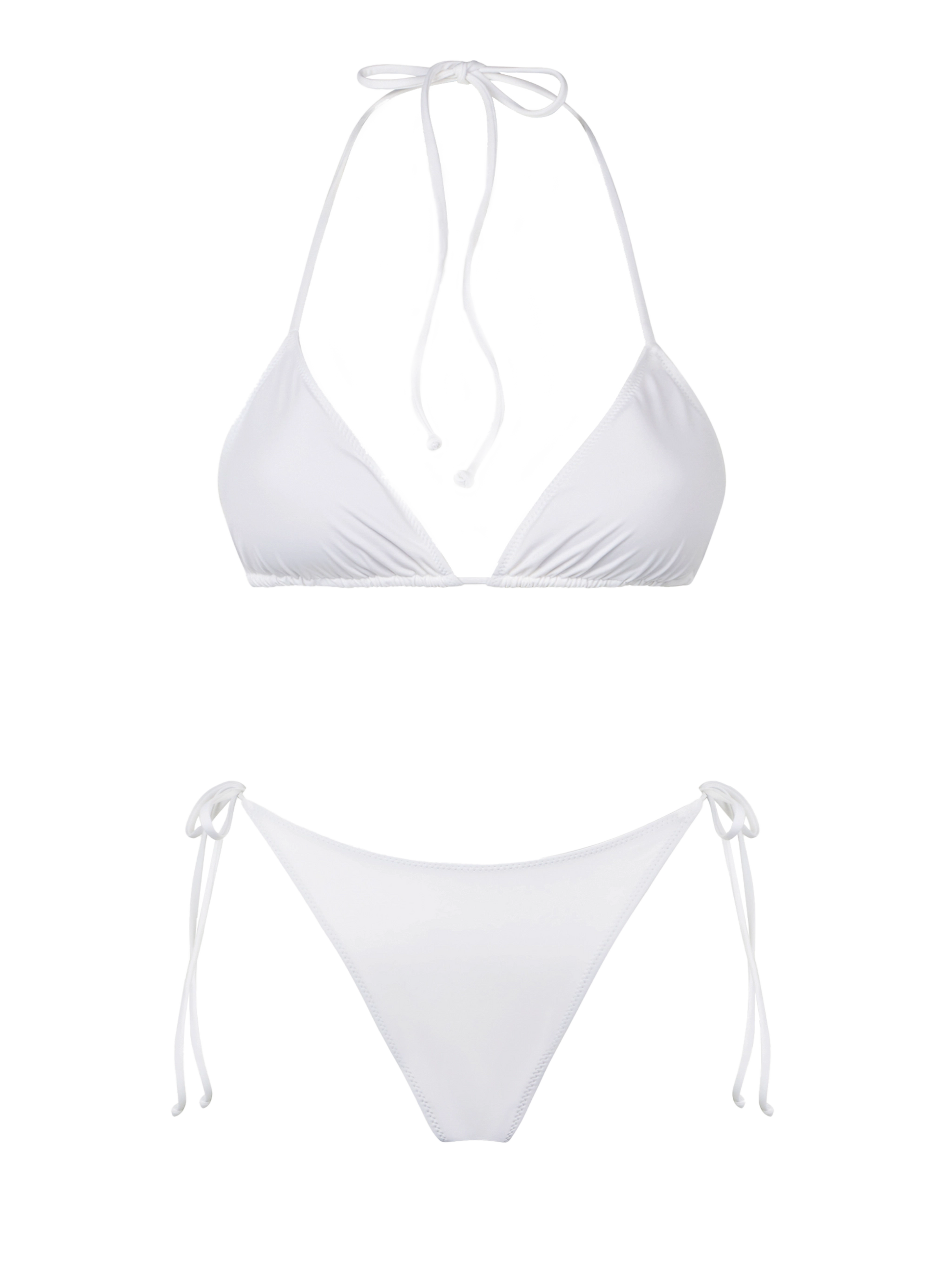 Woman white triangle bikini - MC2 Saint Barth