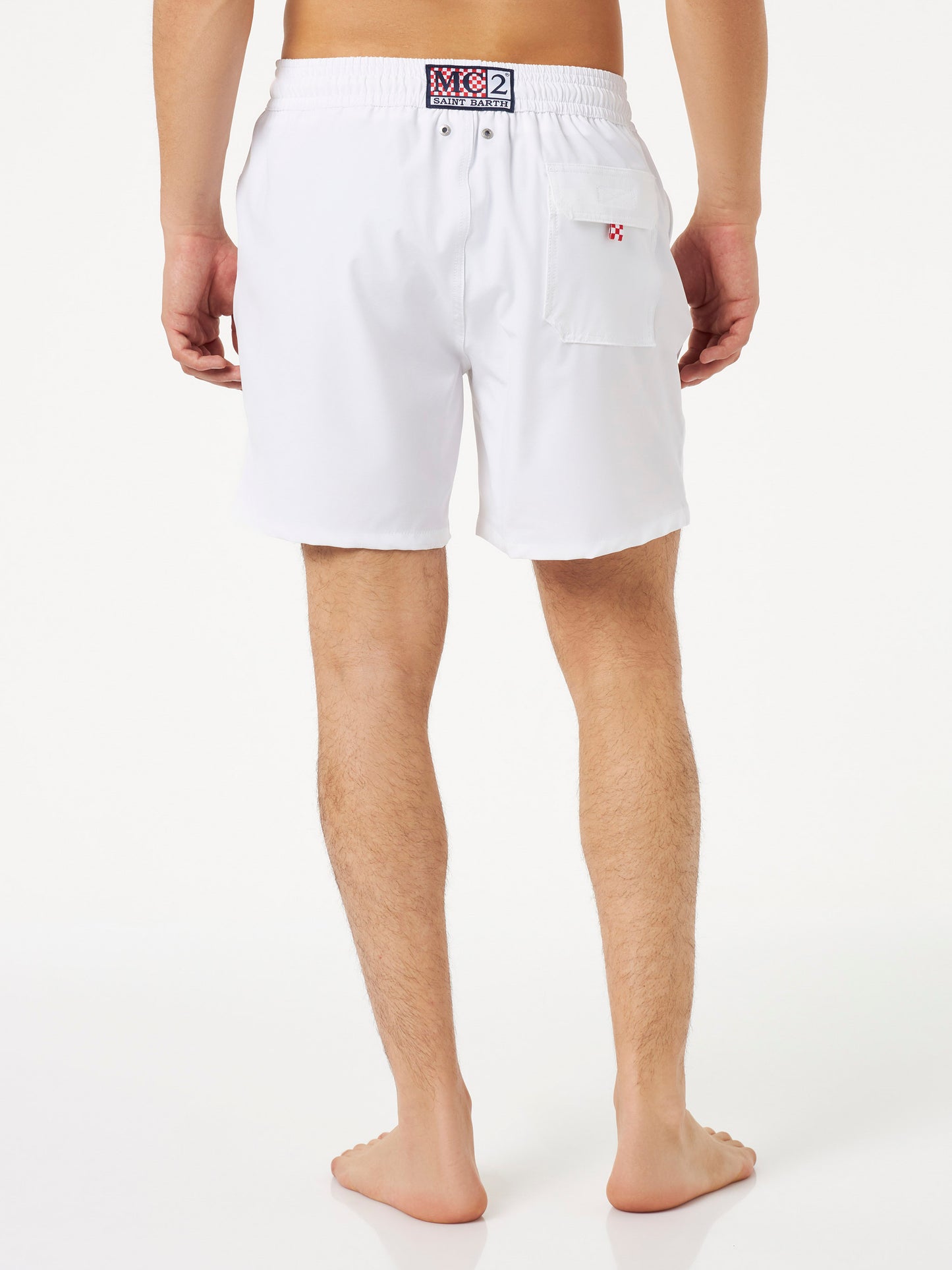 Man white comfort swim shorts - MC2 Saint Barth