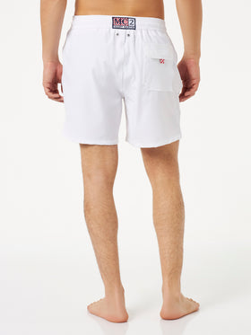 Man white comfort swim shorts - MC2 Saint Barth