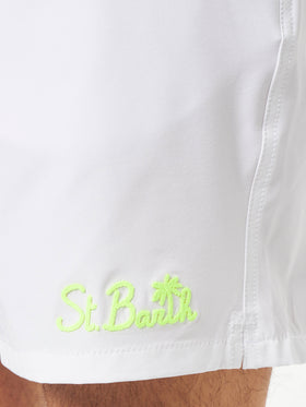 Man white comfort swim shorts - MC2 Saint Barth