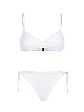 White ribbed bralette bikini - MC2 Saint Barth