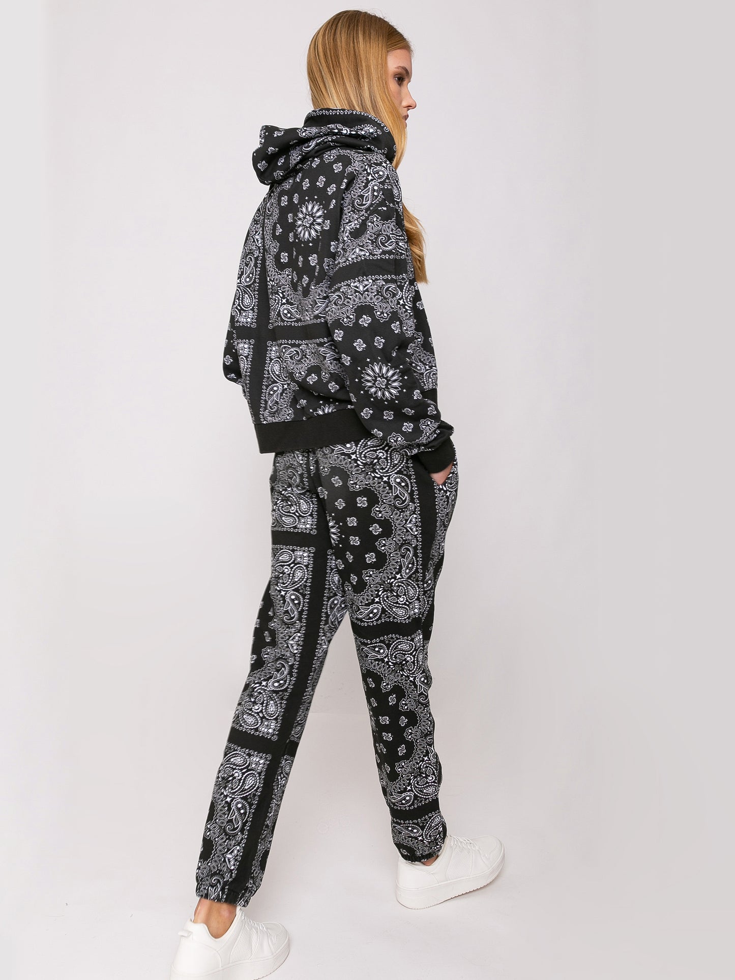Cotton bandanna hoodie with Saint Barth embroidery - MC2 Saint Barth