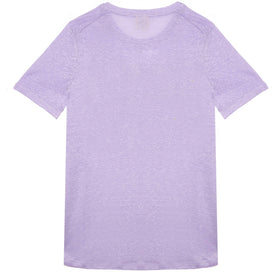 T-shirt in lino con ricamo St. Tropez Habituè