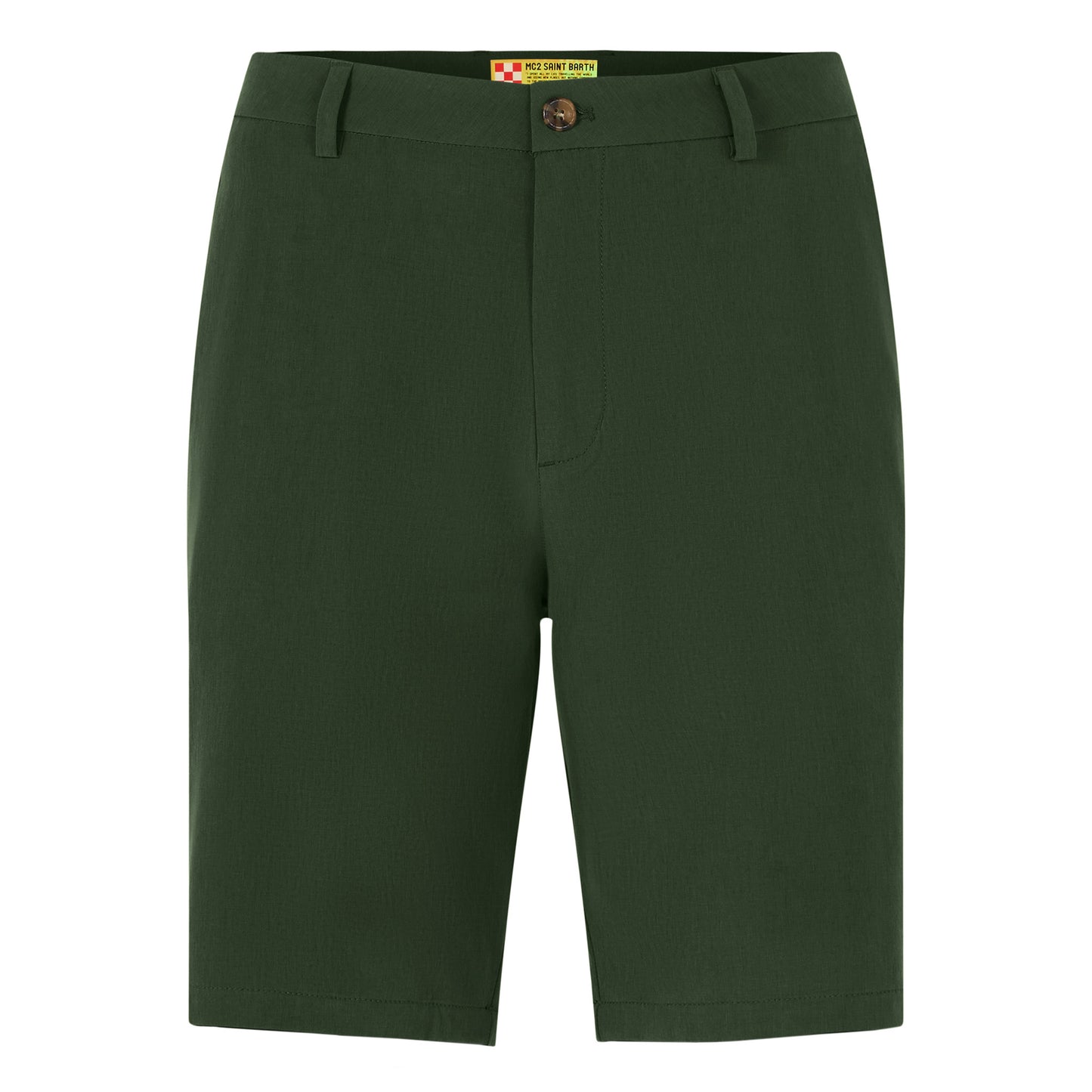 Man military green bermuda - MC2 Saint Barth