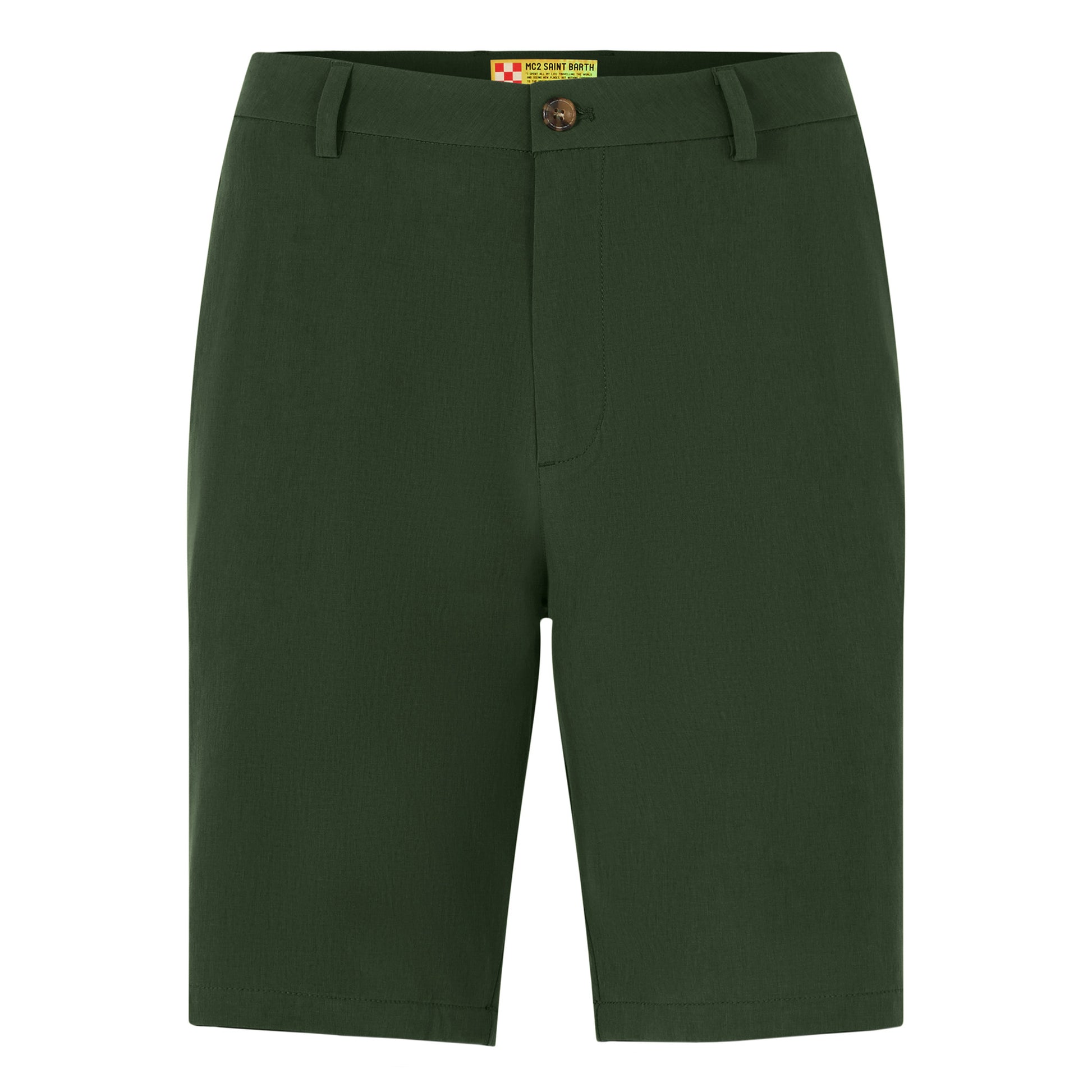 Man military green bermuda - MC2 Saint Barth