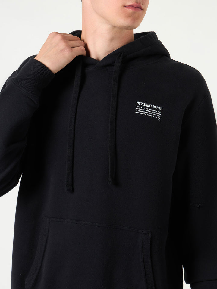 Black hoodie | Pantone® Special Edition - MC2 Saint Barth