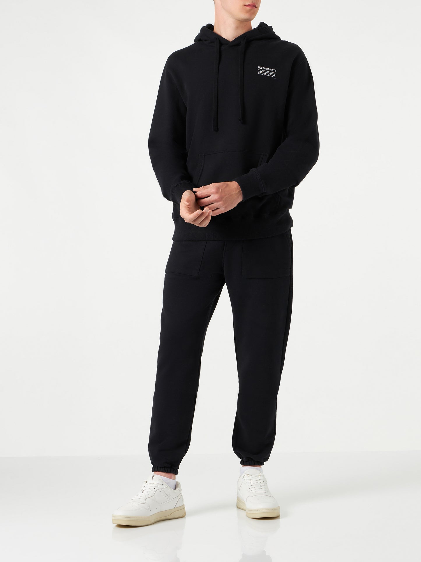 Black hoodie | Pantone® Special Edition - MC2 Saint Barth