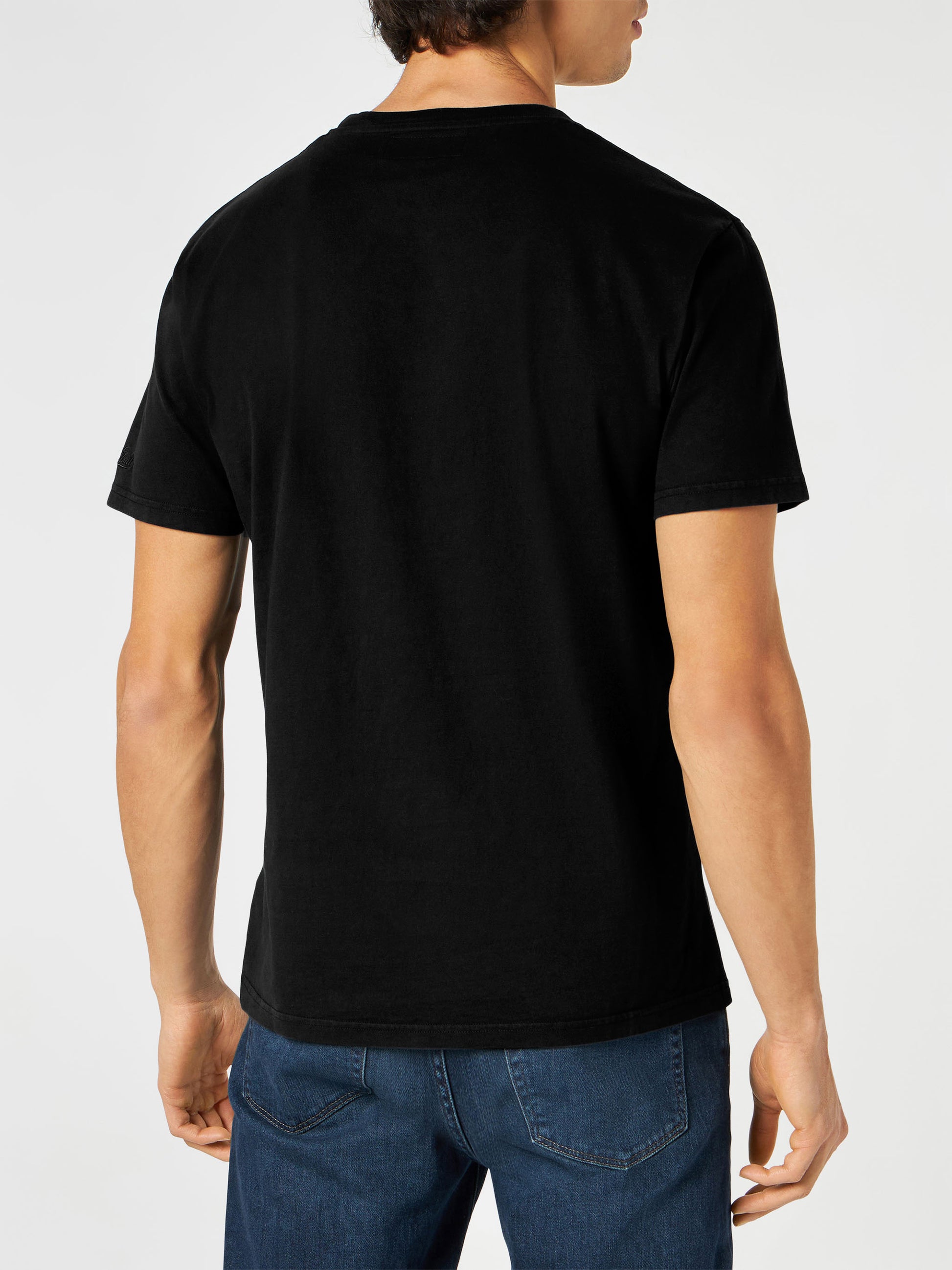 Man cotton t-shirt with Snoopy night legend print | SNOOPY - PEANUTS™ SPECIAL EDITION - MC2 Saint Barth