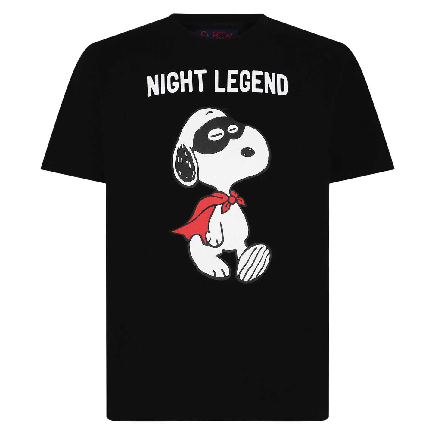 Man cotton t-shirt with Snoopy night legend print | SNOOPY - PEANUTS™ SPECIAL EDITION - MC2 Saint Barth