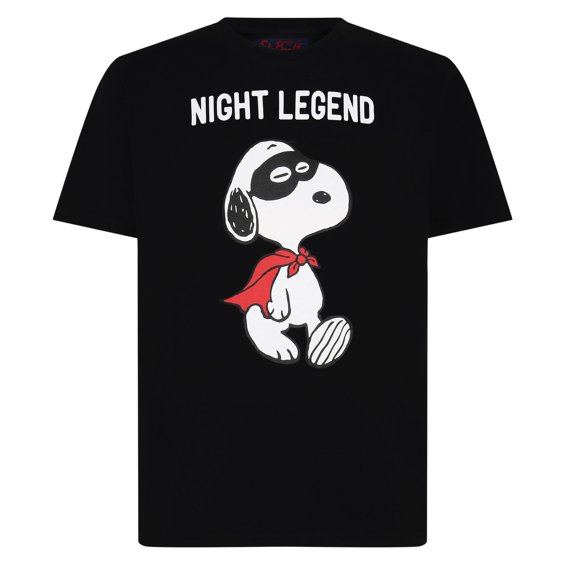 Man cotton t-shirt with Snoopy night legend print | SNOOPY - PEANUTS™ SPECIAL EDITION - MC2 Saint Barth