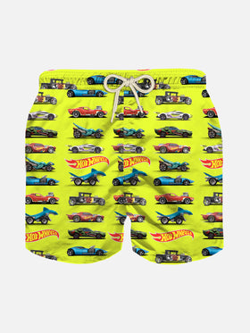 Boy swim shorts with Hotwheels print | HOT WHEELS™ SPECIAL EDITION - MC2 Saint Barth