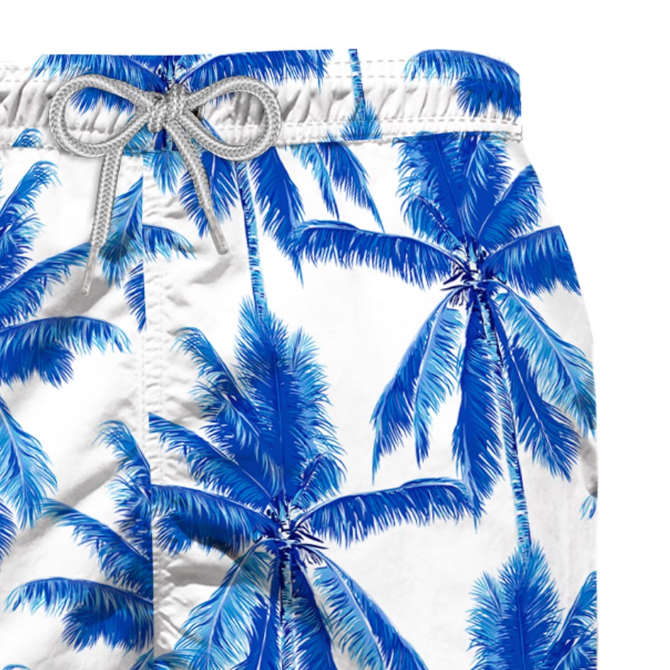 Palms print kid's swimshorts - MC2 Saint Barth